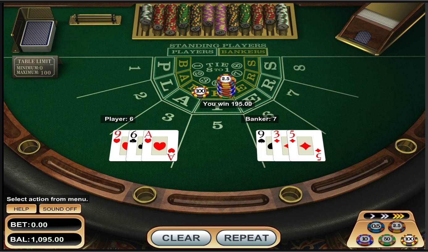 Cách chơi game baccarat chi tiết