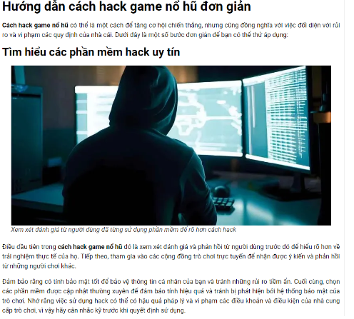 Hướng Dẫn Chi Tiết Cách hack Game Nổ Hũ