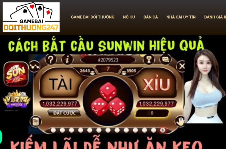 Sunwin - Điểm Đến Lý Tưởng Cho Tín Đồ Game Bài Đổi Thưởng